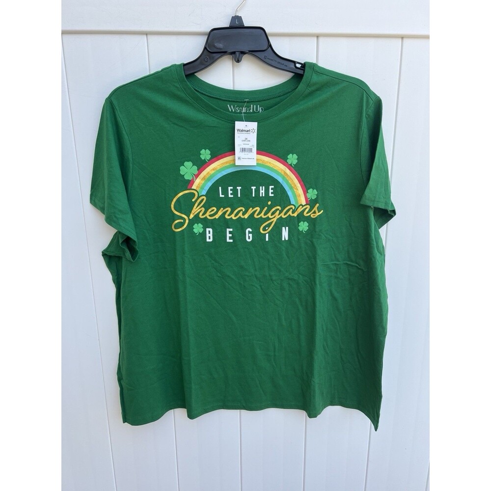 Womens Sz 2X St Pattys Day Short Sleeve New New With Tags